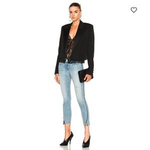 AMO Twist with Piping jeans color sweet cheeks size